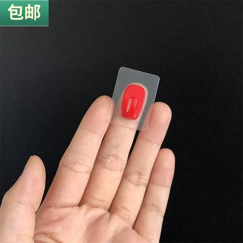 包邮 喜庆红色挂钩无痕迷你小粘钩婚庆小饰物挂勾免钉透明贴钩9个